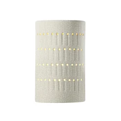 Drip Dot Ceramic Outdoor Sconce - Small - Crackle