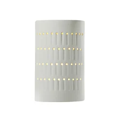 Drip Dot Ceramic Outdoor Sconce - Small - Matte