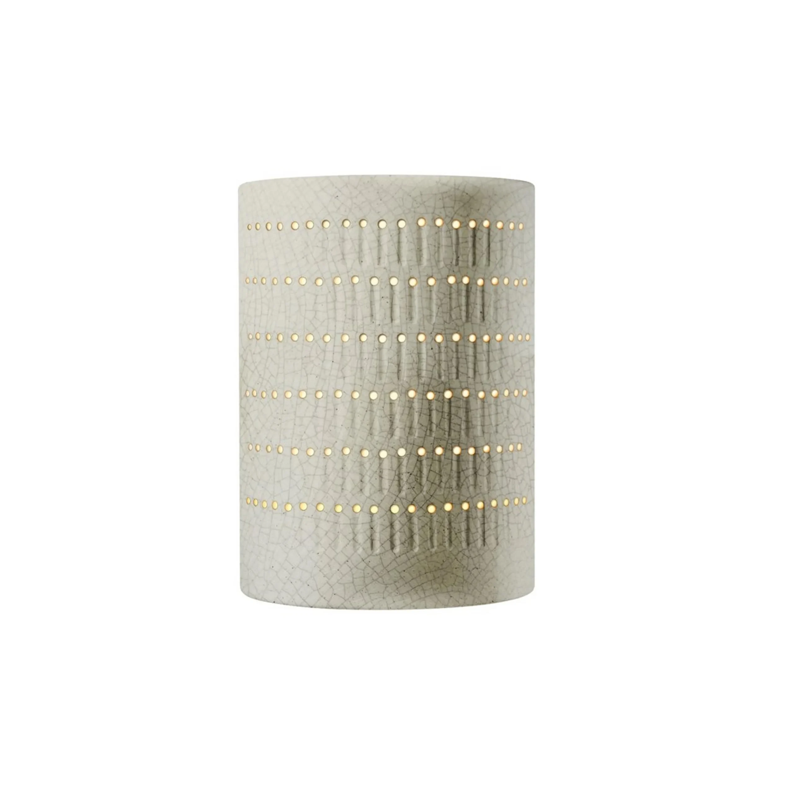 Drip Dot Ceramic Sconce - Large - Crackle
