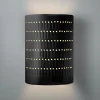 Drip Dot Ceramic Sconce - Large - Matte