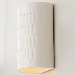 Drip Dot Ceramic Sconce - Small