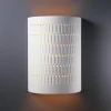 Drip Dot Ceramic Sconce - Large - Bisque