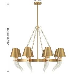 Dynasty Chandelier - 8 Light