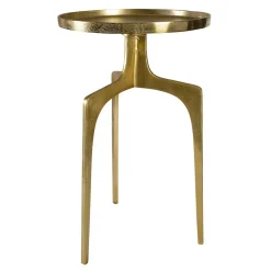 Electroplate End Table
