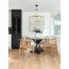 Elegant Capiz Shell Basket Chandelier