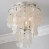 Elegant Capiz Shell Ceiling Light