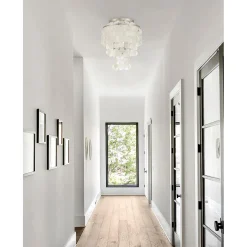 Elegant Capiz Shell Ceiling Light