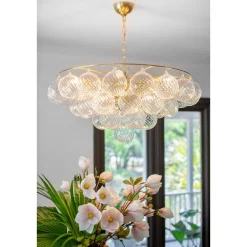 Elodie Chandelier - 9 Light - Clear