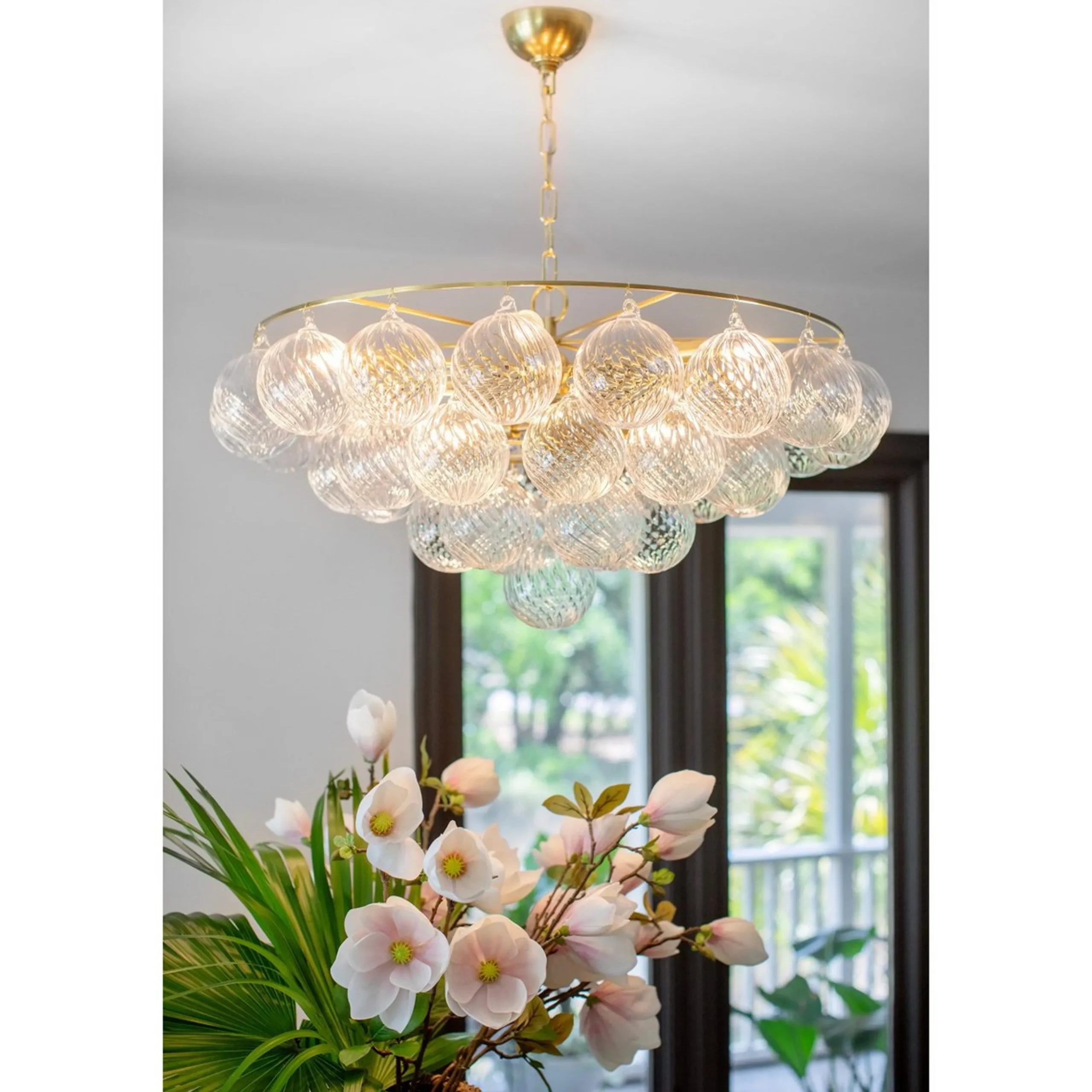 Elodie Chandelier - 9 Light - Clear