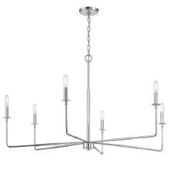 Elongated Spoke Chandelier