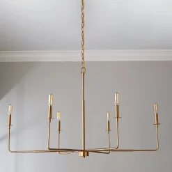Elongated Spoke Chandelier