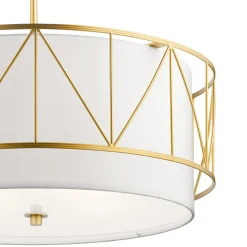 Emmy Geo Drum Chandelier - Large