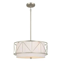 Emmy Geo Drum Chandelier - Medium