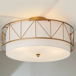 Emmy Geo Semi-Flush Ceiling Light