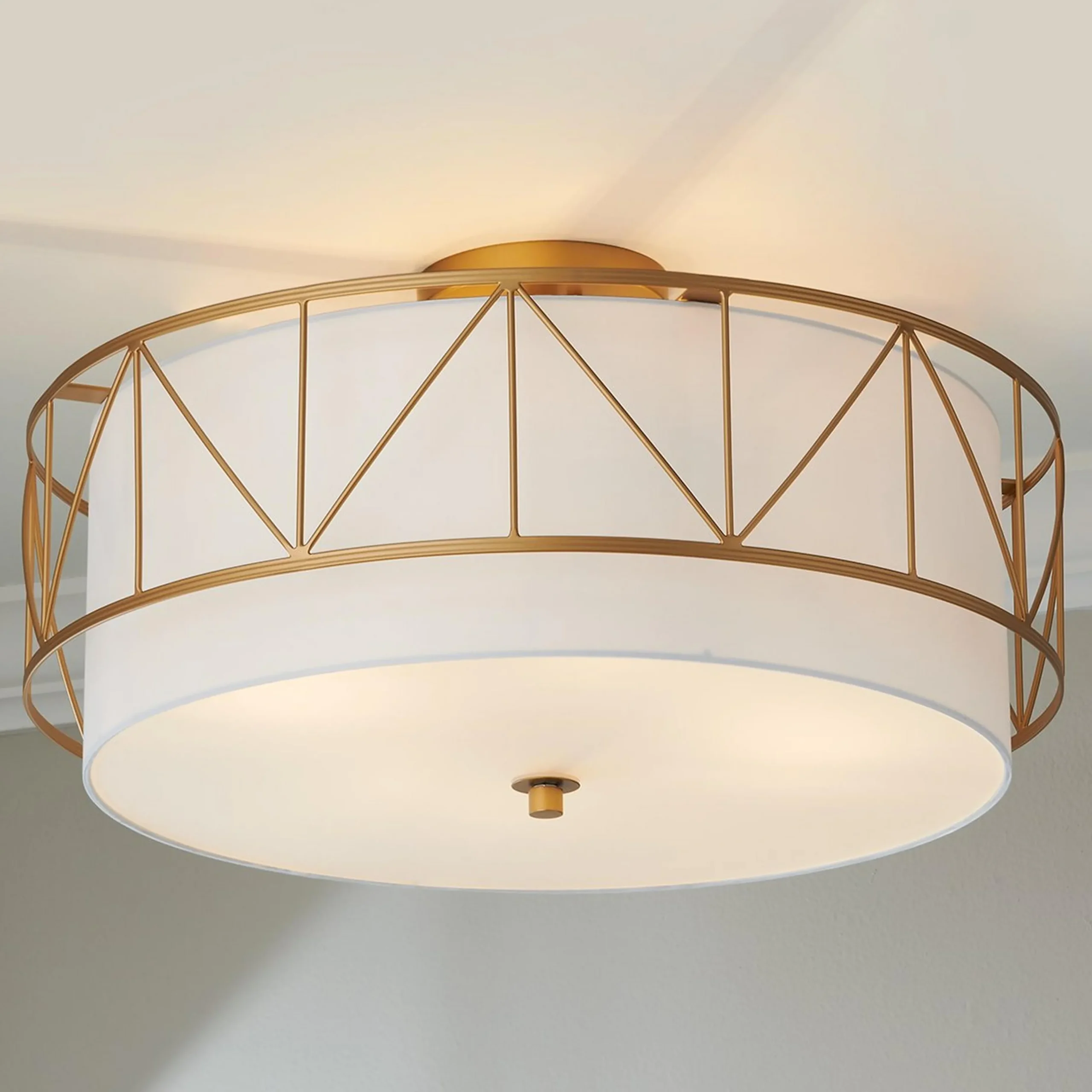 Emmy Geo Semi-Flush Ceiling Light