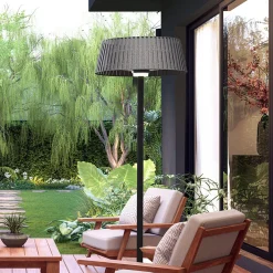 Endira LED Outdoor Heater Floor Lamp