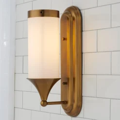 Erin & Ben Co. Flatiron Tall Bath Sconce