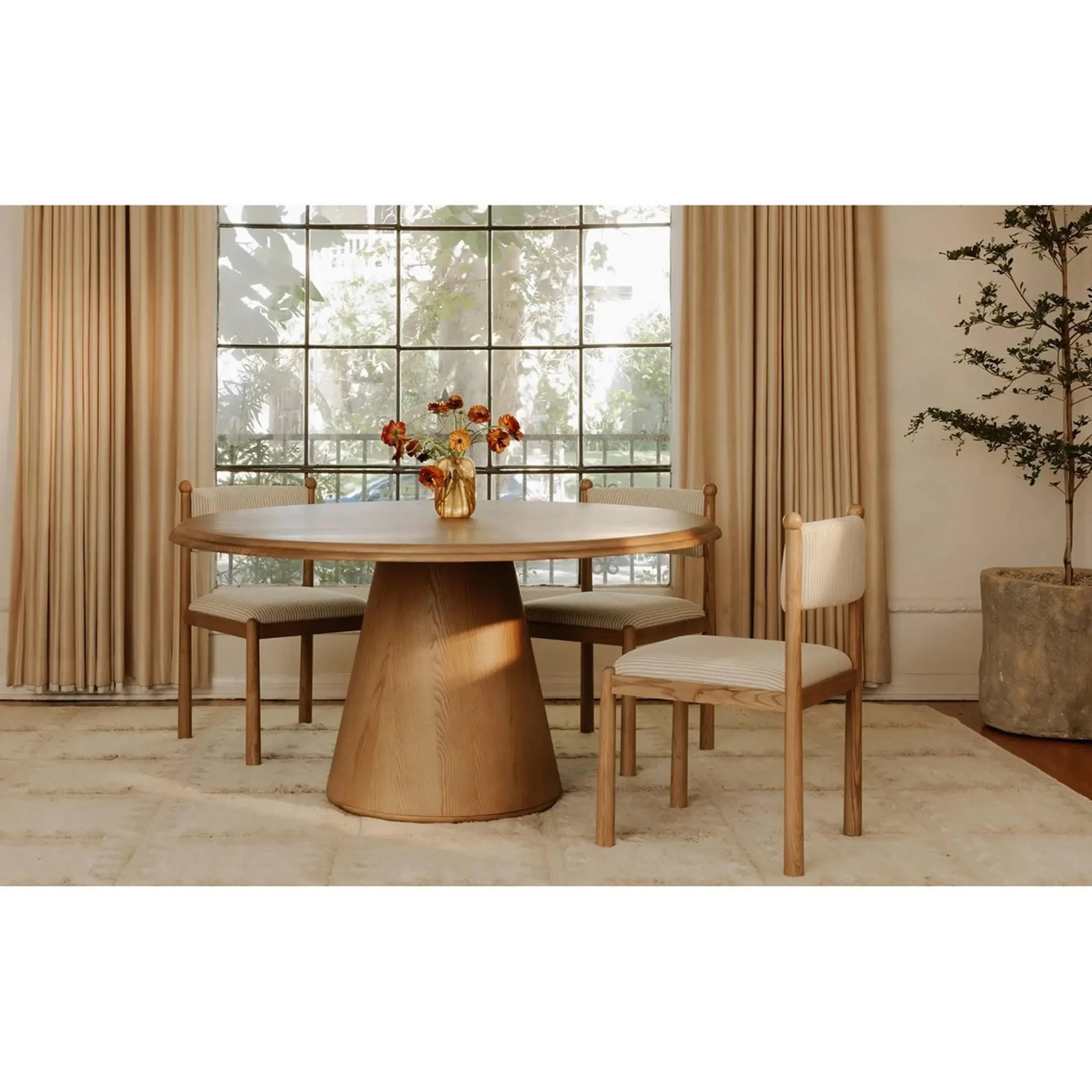 Ersa Dining Chair - Set of 2 - Stripe