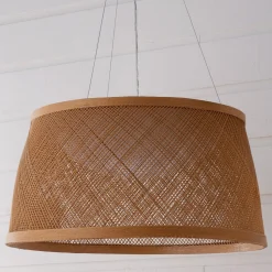 Fiber Weave LED Outdoor Pendant - Large