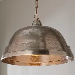 Fire and Earth Pendant - Dome - Medium