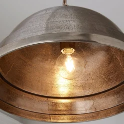 Fire and Earth Pendant - Dome - Medium