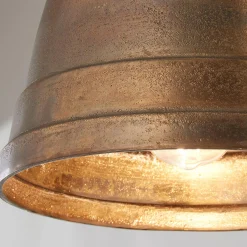 Fire and Earth Pendant - Dome - Small