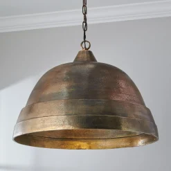 Fire and Earth Pendant - Dome - Large