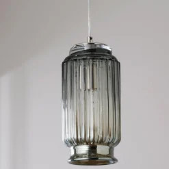 Fluted Cylinder Pendant