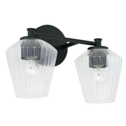 Fluted Felix Vanity Light - 2 Light
