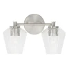Fluted Felix Vanity Light - 2 Light