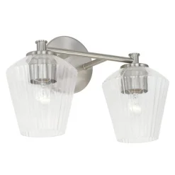 Fluted Felix Vanity Light - 2 Light