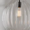 Fluted Globe Pendant