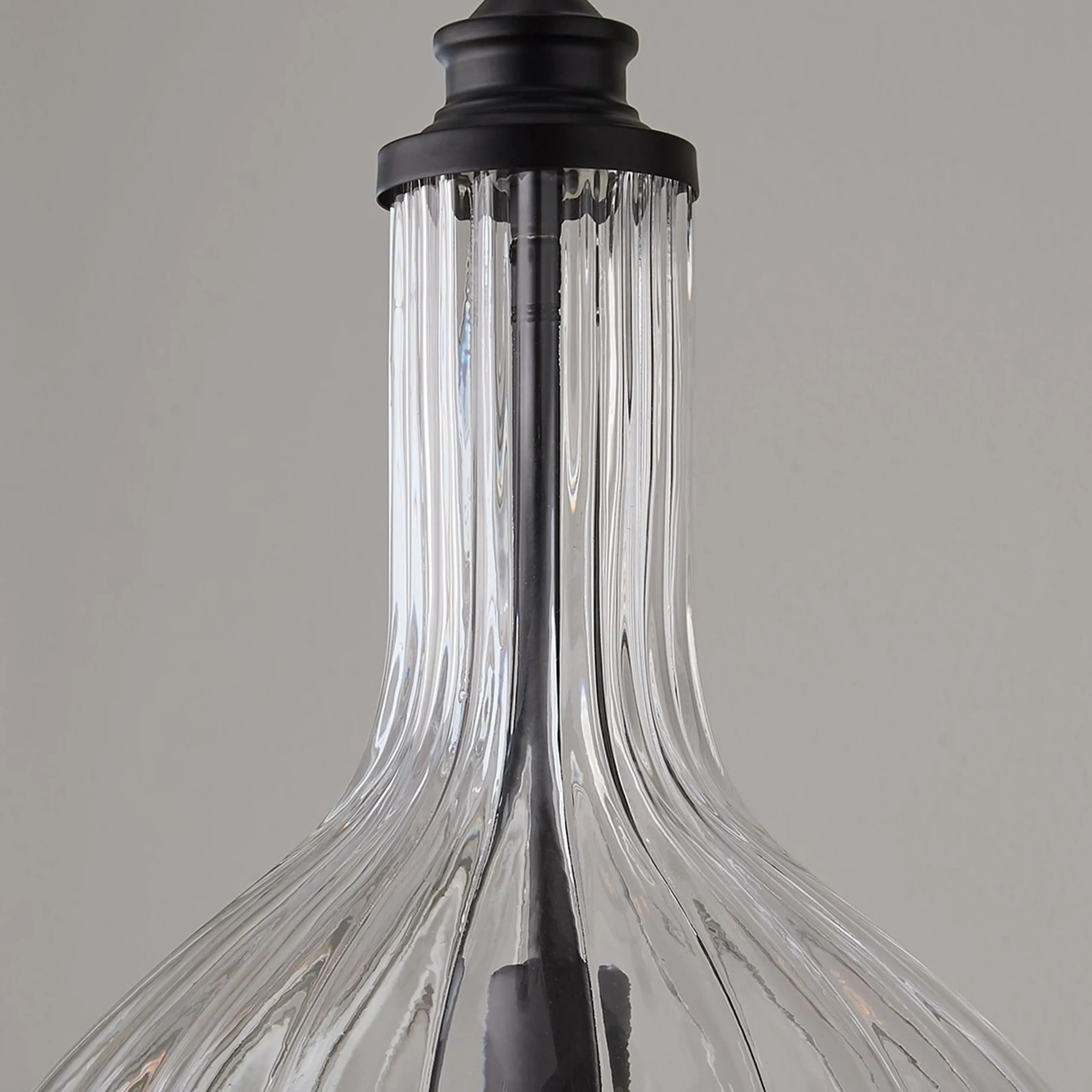 Fluted Globe Pendant
