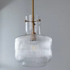 Fluted Tulip Pendant
