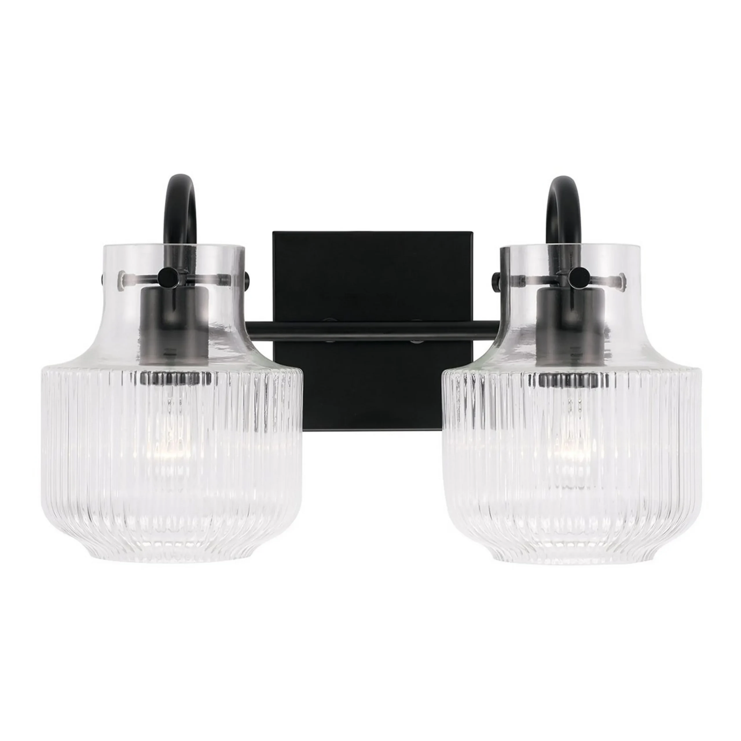 Fluted Tulip Vanity Light - 2 Light