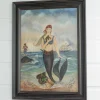 Framed Mermaid Pirate Print
