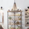 French Country Driftwood Chandelier - 6 Light