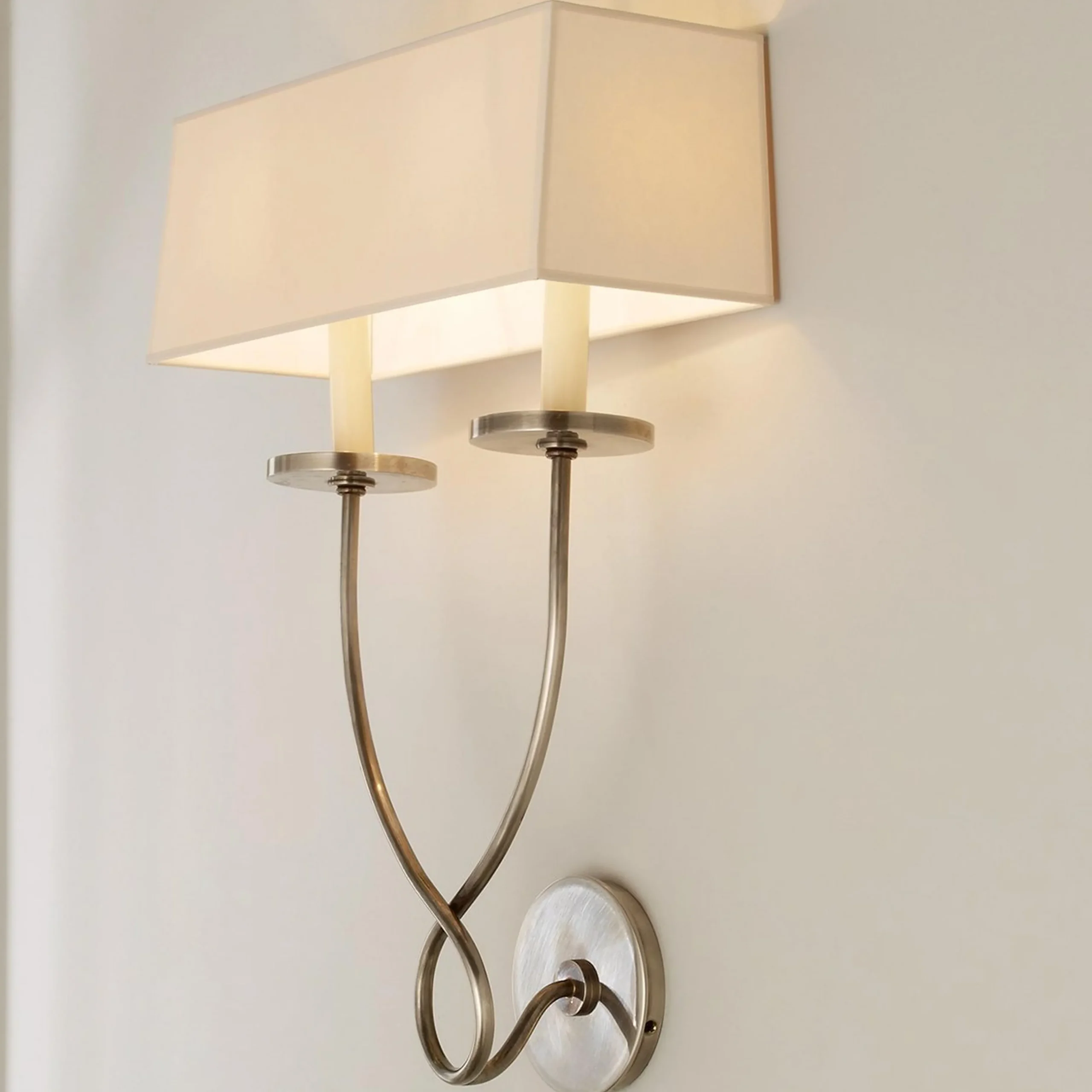 French Twist 2 Light Sconce