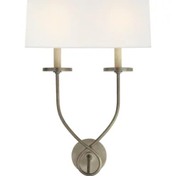 French Twist 2 Light Sconce