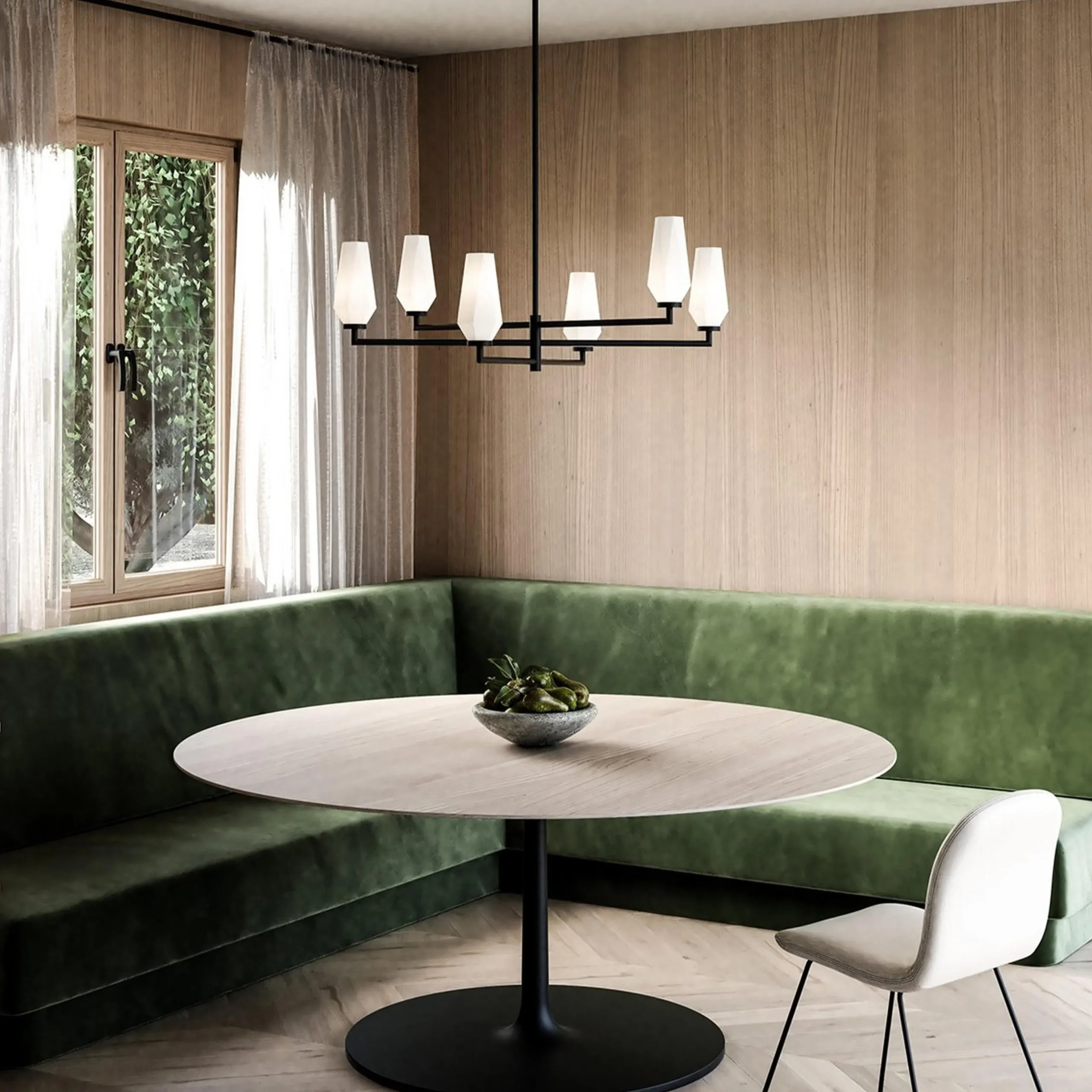 Gem-Cut Chandelier