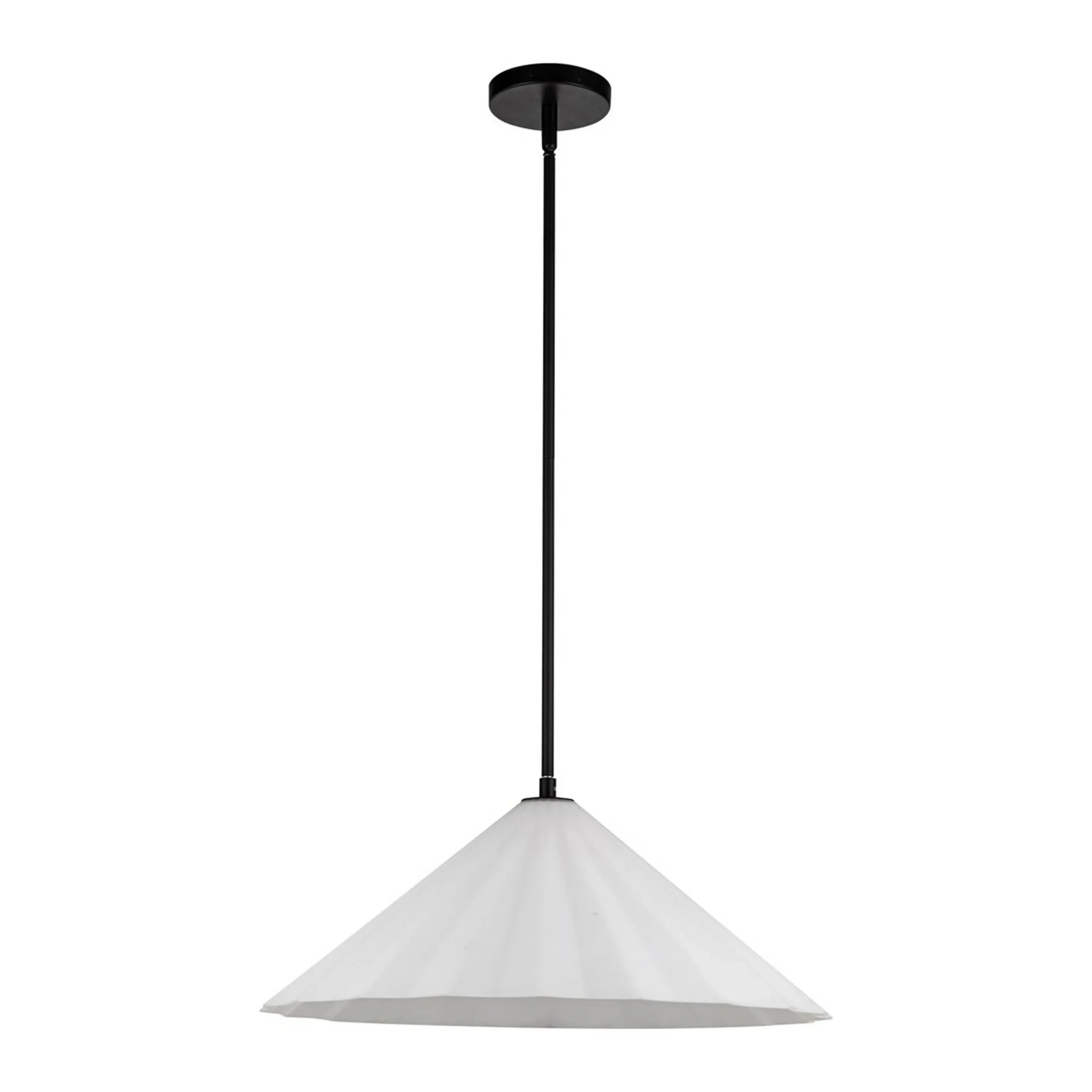 Gently Pleated Pendant - Large