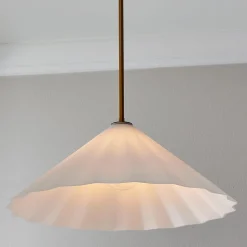 Gently Pleated Pendant - Large