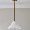 Gently Pleated Pendant - Small