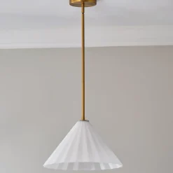Gently Pleated Pendant - Small