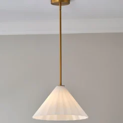 Gently Pleated Pendant - Small