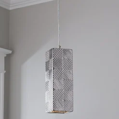 Geometric Tower Pendant