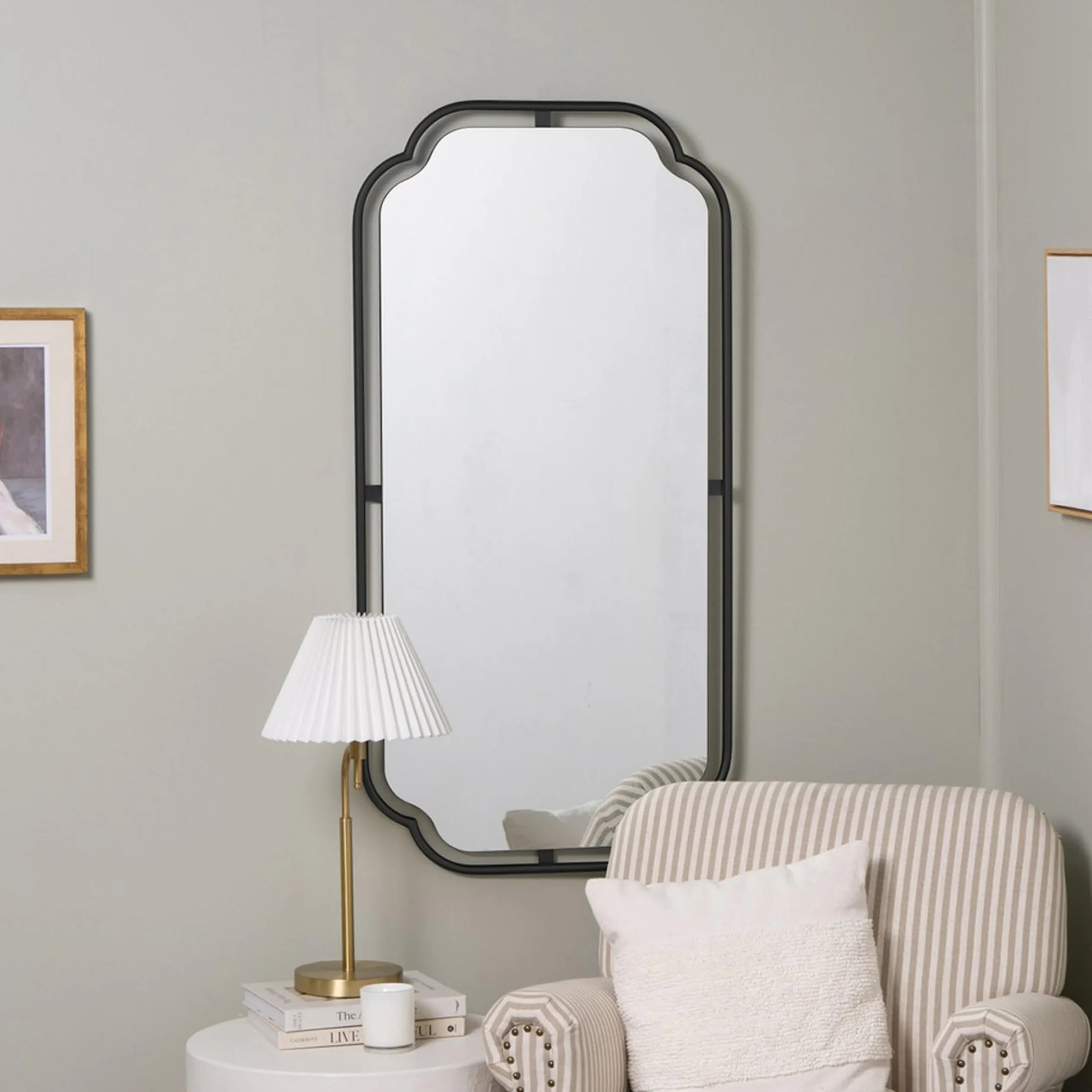 Gilded Finery Tall Mirror