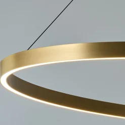 Gleaming Halo LED Chandelier - Medium
