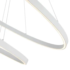 Gleaming Halo LED Chandelier - Large