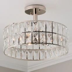 Glinting Glam Semi-Flush Ceiling Light